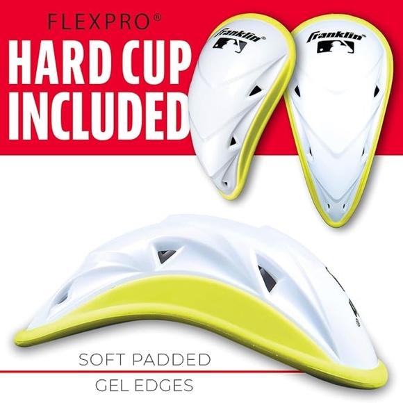 Franklin FLexpro Compression Short & Cup, White, boys Youth XS 19”-21” brand new - Picture 3 of 9